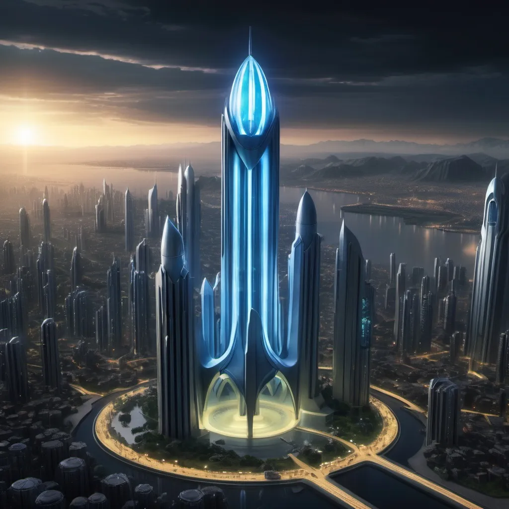 Prompt: kandor city