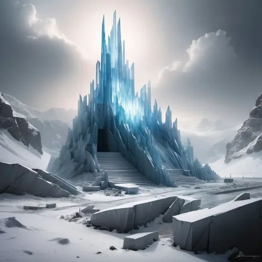 Prompt: fortress of solitude