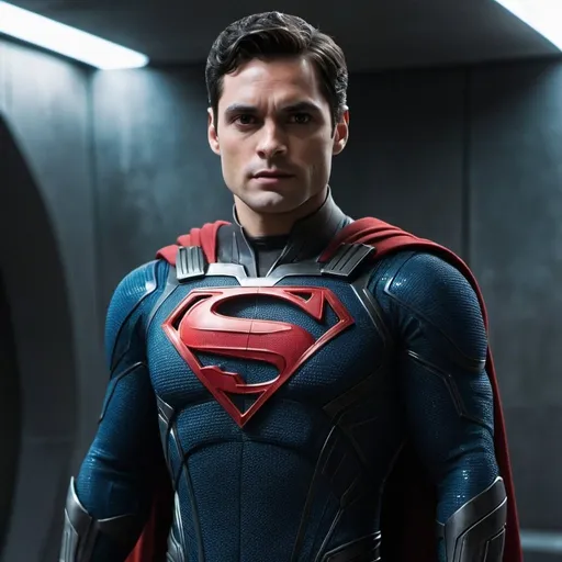 Prompt: Kal EL planet krypton futuristic suit