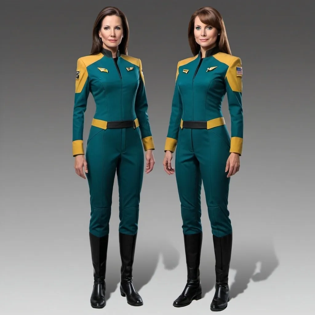 Enterprise female commander suit