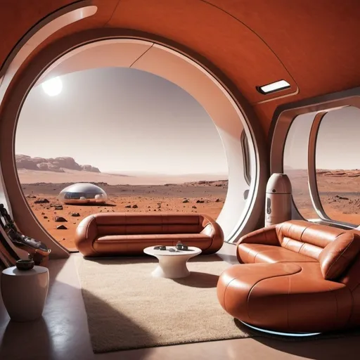 Prompt: Mars futuristic home