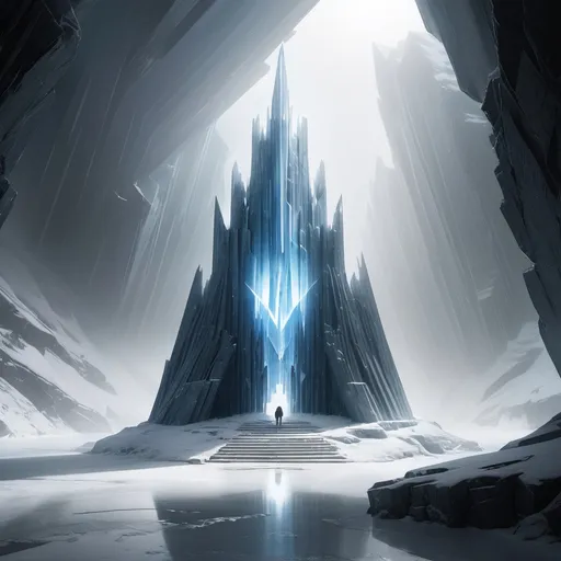 Prompt: fortress of solitude