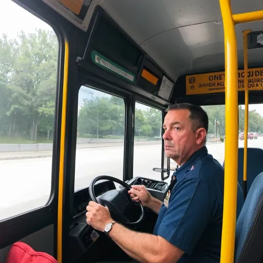 Prompt: Bus Driver is ignoring being quiet immediately quiet sound🇺🇸