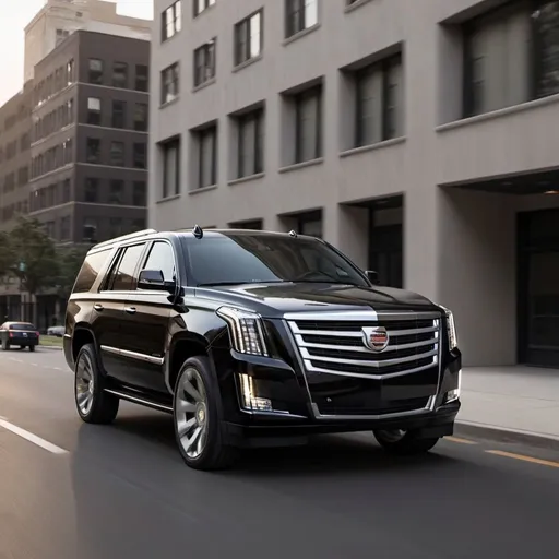 Prompt: Cadillac Escalade The Movie in 2024