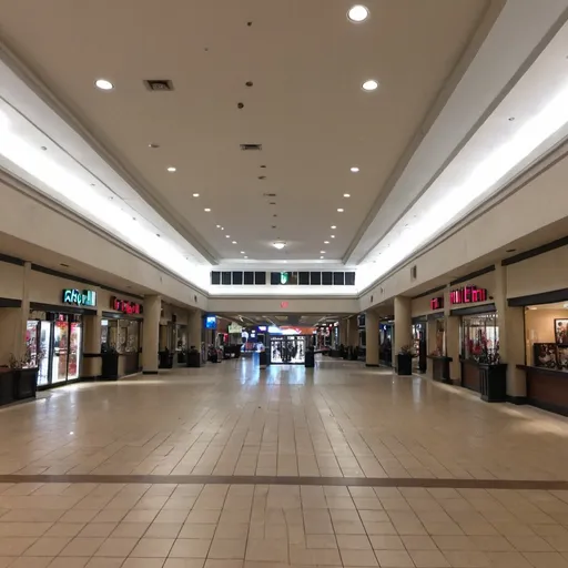 Prompt: Rating Pending To Mature 17+ 🛣️ Ridge Hill Mall Outside