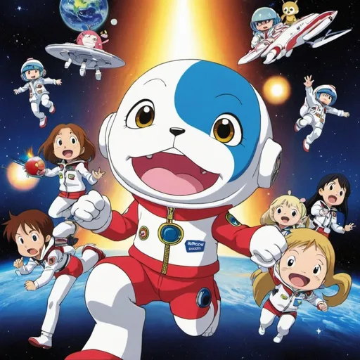 Prompt: Dorisamon The Movie The New Records of Bobby's Spaceblazer by Finunkouyo TV Asahi Shin-Ei Animation in 2009🇯🇵
