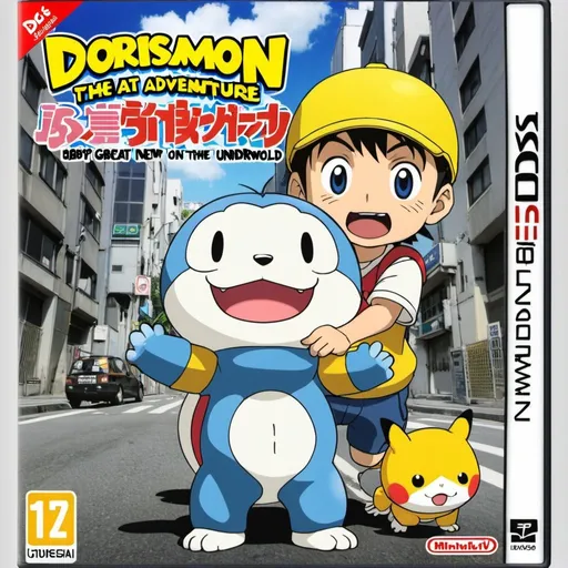 Prompt: Dorisamon The Movie Bobby’s New Great Adventure into The Underworld DS Nintendo DS by Finunkouyo TV Asahi Shin-Ei Animation in 2007🇯🇵