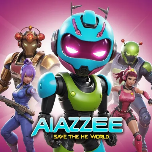 Prompt: Akaizee Fandroid Save The World: The Game Complete Edition on The PS4