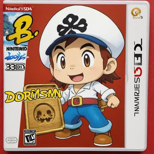 Prompt: Dorisamon The Movie Bobby’s Treasure Island on The Nintendo 3DS in 2018🇯🇵