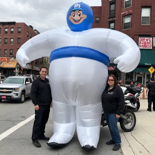 Prompt: 🛣️ SHOWplus Special Effects Recently Viewed inflatable Costume in The Bronx 300,000 Drive Highway🇺🇸