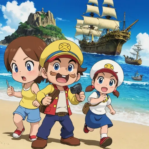 Prompt: Dorisamon:The Movie Bobby’s Treasure Island on The Nintendo 3DS🇯🇵 in 2018