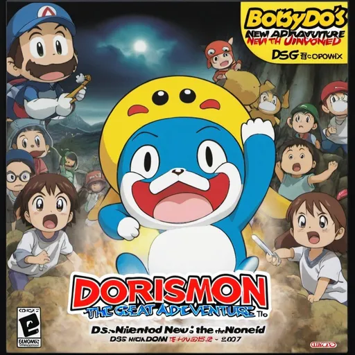 Prompt: Dorisamon The Movie Bobby’s New Great Adventure into the Underworld DS on The Nintendo DS in 2007🇯🇵