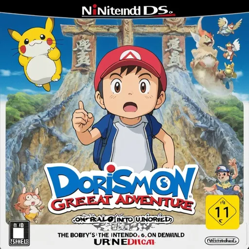 Prompt: Dorisamon The Movie Bobby’s New Great Adventure into the Underworld DS on The Nintendo DS in 2007🇯🇵