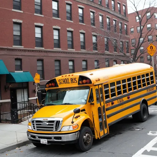 Prompt: Crash The School Bus in The Bronx