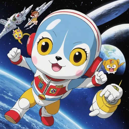 Prompt: Dorisamon The Movie The New Records of Bobby's Spaceblazer by Finunkouyo TV Asahi Shin-Ei Animation in 2009🇯🇵