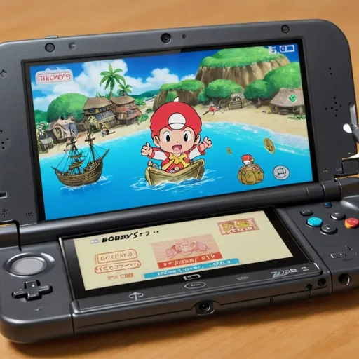 Prompt: Dorisamon The Movie Bobby’s Treasure Island From FuRyu on The Nintendo 3DS in 2018🇯🇵