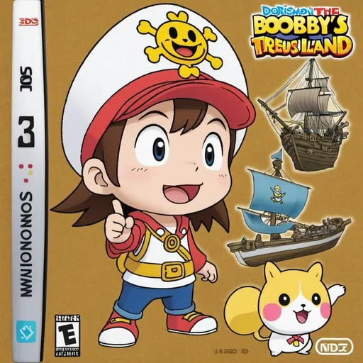 Prompt: Dorisamon The Movie Bobby’s Treasure Island The on Nintendo 3DS