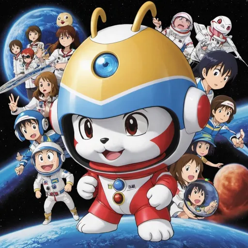 Prompt: Dorisamon The Movie The New Records of Bobby's Spaceblazer by Finunkouyo TV Asahi TV Asahi Shin-Ei Animation in 2009🇯🇵