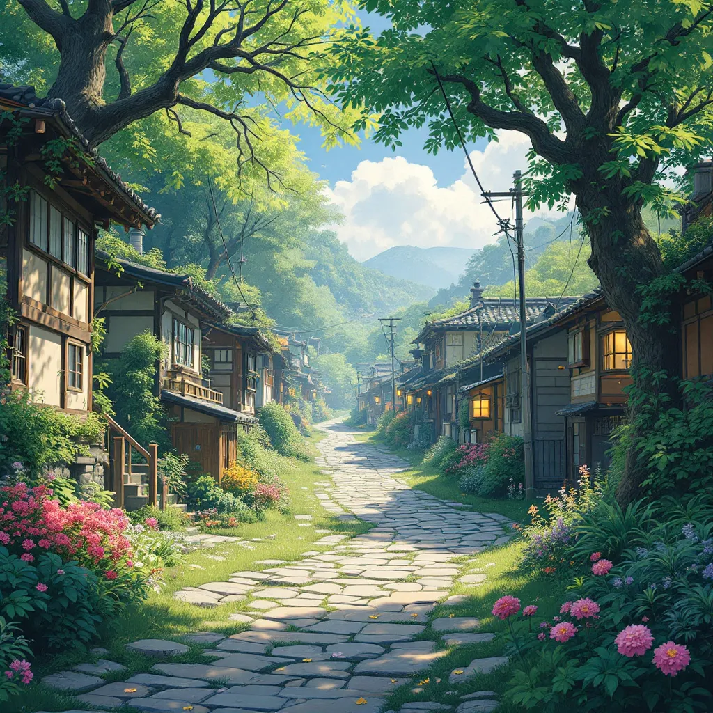 Prompt: Convert this image into studio Ghibli art 