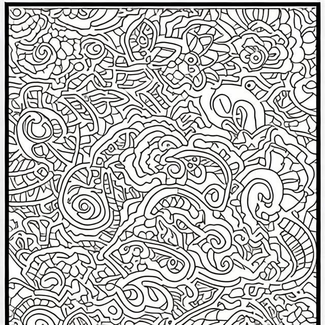 Prompt:  coloring forms pages