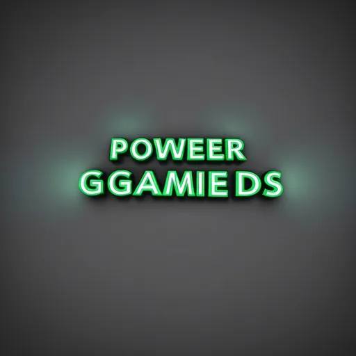 Prompt: Power sign then add a text PowerGamesDGS 