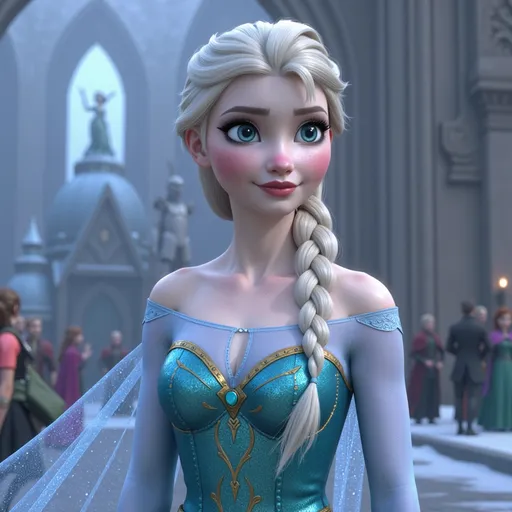 Prompt: elsa from frozen