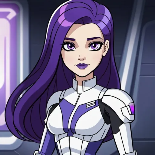 Prompt: mass effect equestria girls rarity with pure white skin