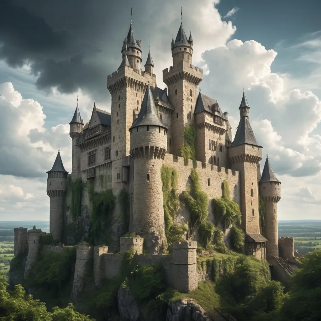 Prompt: Arthur s medieval castle