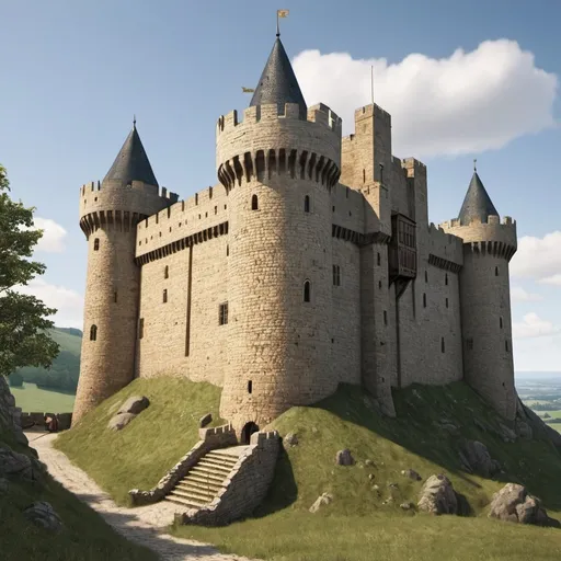 Prompt: Arthur s medieval castle