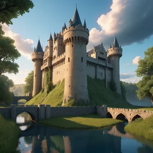 Prompt: Arthur s medieval castle