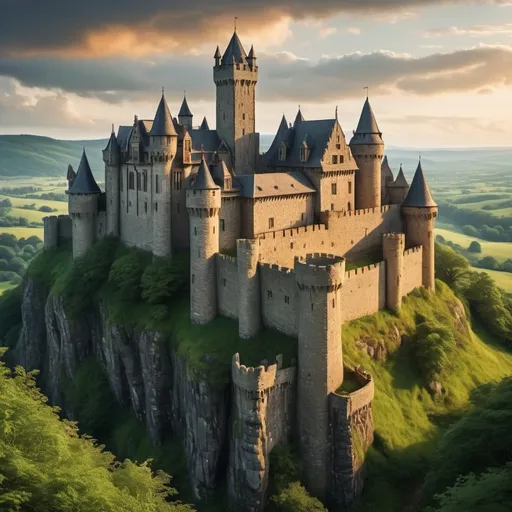 Prompt: Arthur s medieval castle