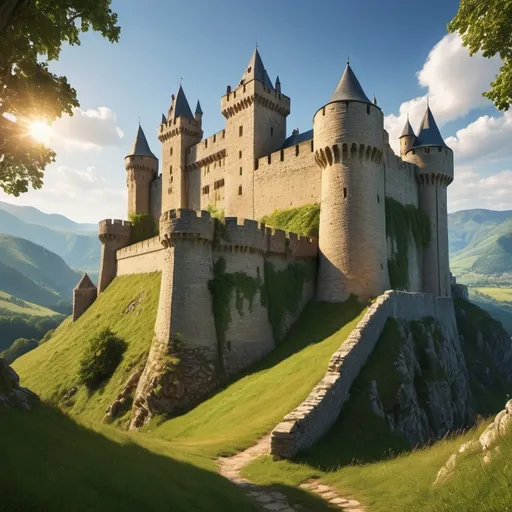 Prompt: Arthur s medieval castle