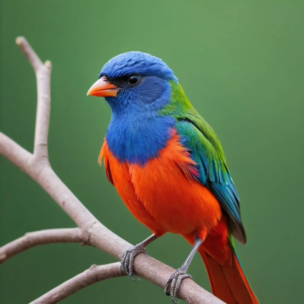 Prompt: a bird with beautiful color