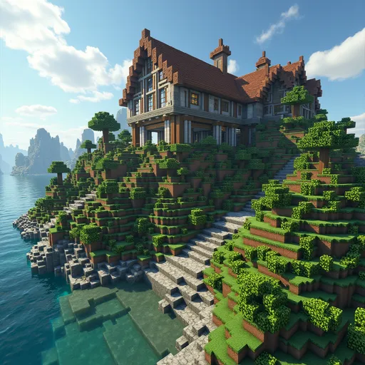 Prompt: Integrated minecraft with a tructured of minecraft 