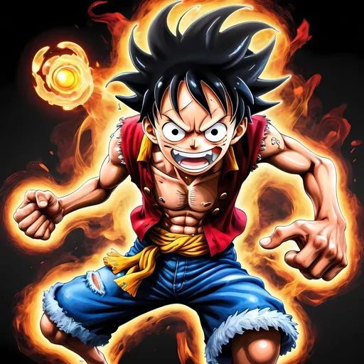 Prompt: Luffy gear 5th