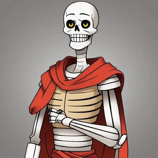 Prompt: Papyrus from Undertale