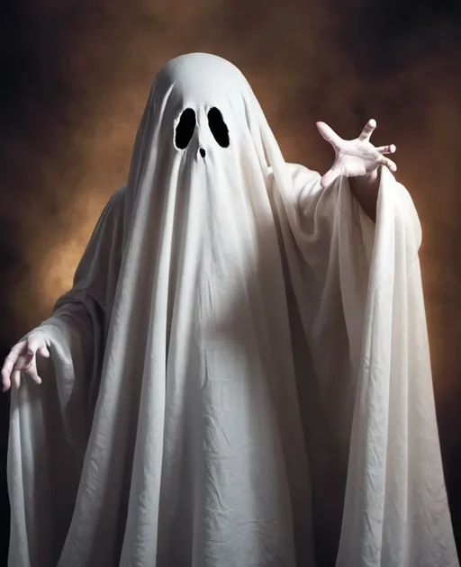 Prompt: Create different variations of this ghost in the image provided