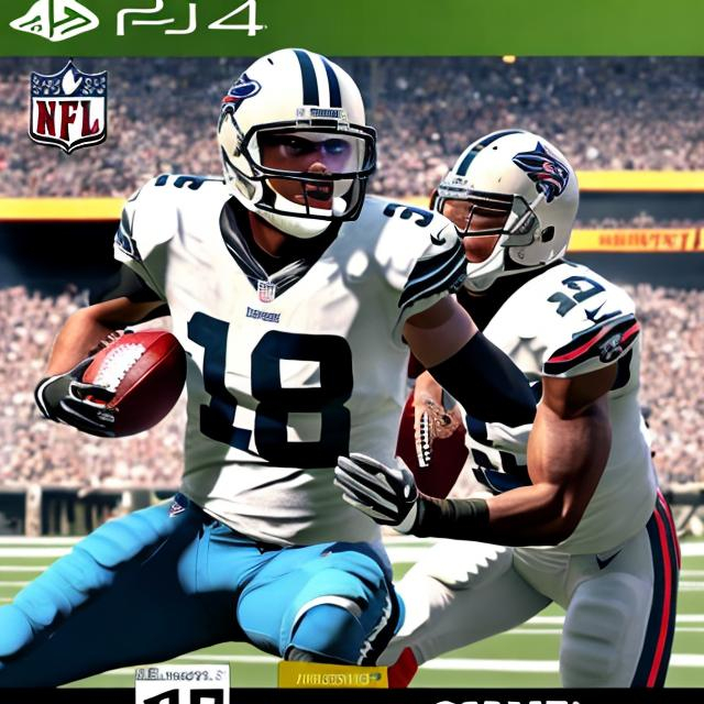 Prompt: madden nfl 25 cover