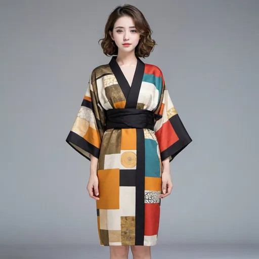 Gustav kimono tunic dress best sale