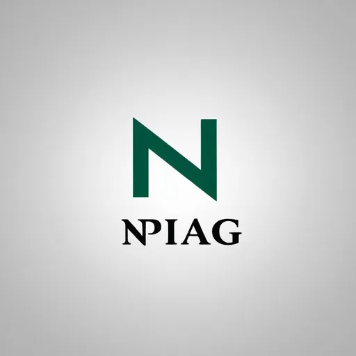 Prompt:  A simple logo with the letters NPIAG
