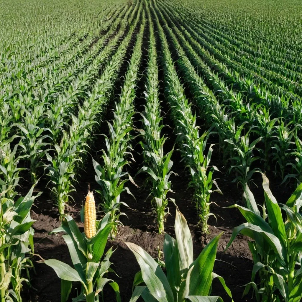 Prompt: a field of corn
