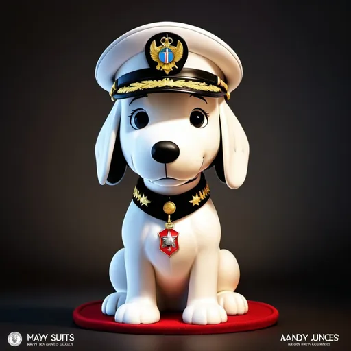 Prompt: Imagine Snoopy, an Ecuadorian army officer. Digital art style clipart, very detailed by mandy jungens, nadja baxter, anne stokes, nicoletta ceccoli, full colors