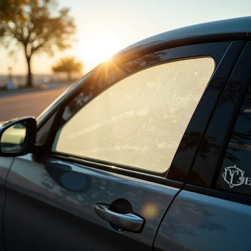 Prompt: A sleek, modern car parked under the sun with elegant, stylish car window shades from Tiny Figures installed. The shades have a minimalist design with subtle patterns, giving the car a luxury feel while blocking sunlight. Emphasize comfort, sun protection, and privacy. The scene should be bright, with sunlight visibly blocked by the shades. Add branding "Tiny Figures" subtly in the corner. High-resolution, realistic, lifestyle ad style.


