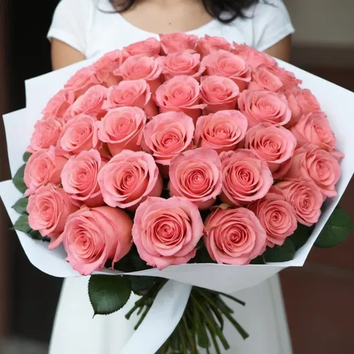 Prompt: A very beautiful rose bouquet. Blogger (Amera Shattora)