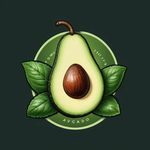 Prompt: fertilizer for avocado logo