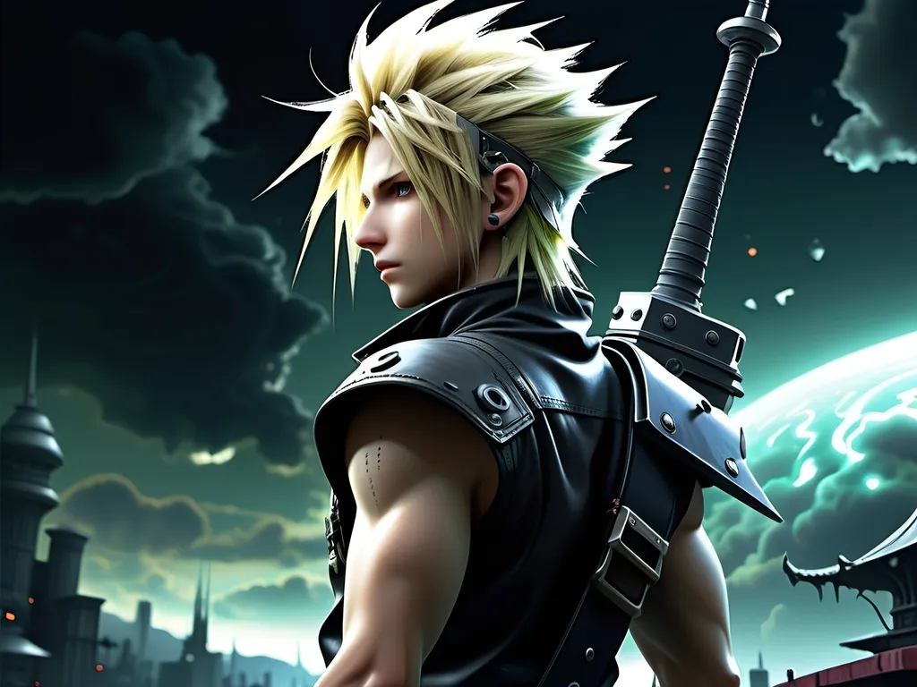 Prompt: quantumly detailed artistic, intricate, integrated, and perfectly proffesionally detailed wallpaper artwork of quantumly detailed majestic, magical,  creative intelligent generation that leaves an epic euphoria with highest resolution highest quality,  final fantasy 7 themed at peace