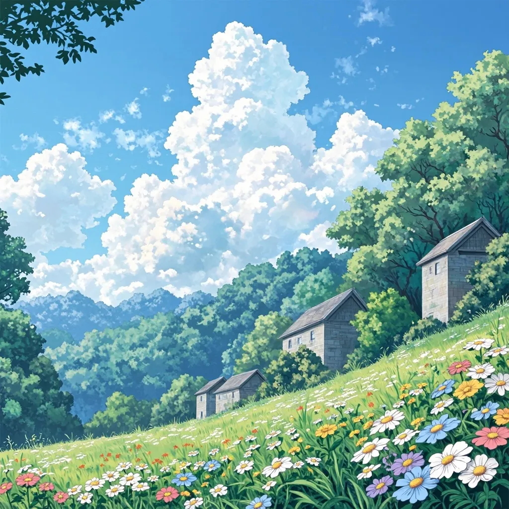 Prompt: This photo convert into ghibli 
