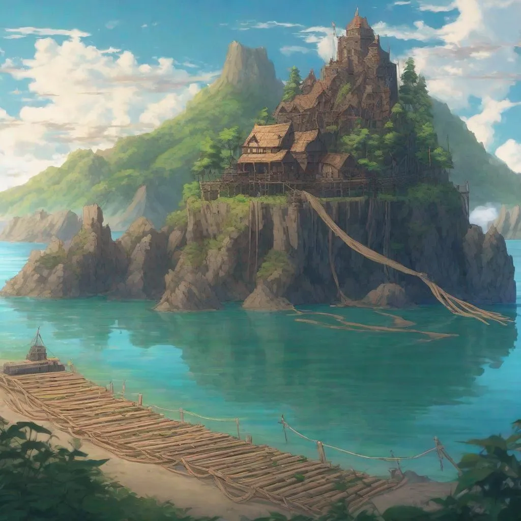 Anime island HD wallpapers | Pxfuel