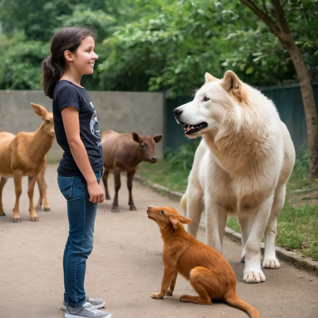 Prompt: able to speak to animals