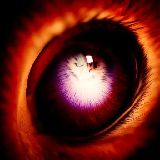 Prompt: a eye of a cat, define iris